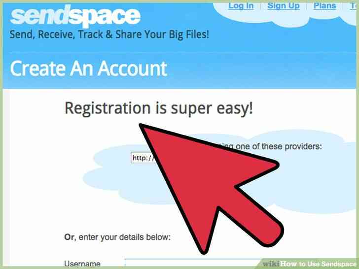 Image intitulée Utilisation Sendspace l